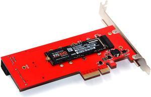 PCI-E to 1 Port M-key or 2 Ports B-key M.2 Adapter Card For PCIe 2.0 3.0 Motherboards SL@88