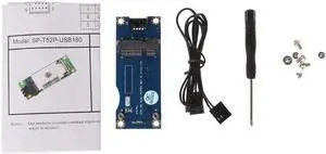 Mini PCI-E To USB With SIM Card Adapter For WWAN/LTE Module - Vertical Connector