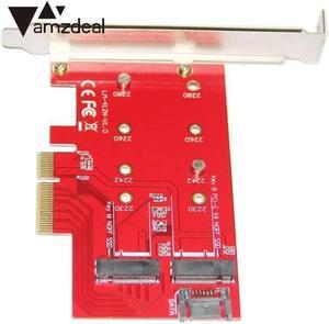 M.2 NGFF Slot Interface SSD To PCI-E PCIE SATA III 3 Adapter Converter w/Cable Controller card STAT3.0