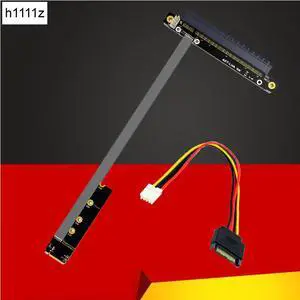 PCI-E 3.0 x1 to M2 NGFF Cable Riser Card Adapter Cables Graphics Card Extension Cable for BTC Miner Mining