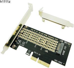 PCI-Express PCI-E 3.0 X4 to M.2 NVMe M Key Interface Converter Adapter Card M2 NVMe PCIE SSD Riser Card for 2230 2242 2260 2280
