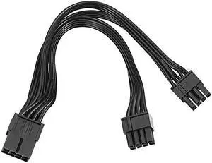 20cm Graphics Card 8 Pin Female to 2*8P(6+2)pin Extention Power Cable Male PCIe PCI Express 4 Lines Cable Connector