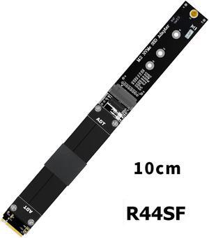 R44SF / R24SF M.2 NVMe SSD Extension Cable Solid State Drive Riser Card Support M2 to PCI Express 3.0 X4 PCIE Full Speed 32G/bps