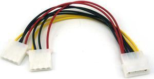 18cm 2 Way 4 pin PSU Power Splitter Cable LP4 Molex 1 to 2 1PC IDE Hard Drive interface cable