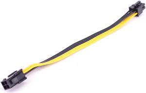 PCI-e 6Pin Male to CPU 4Pin Female  Power Conversion Cable ATX 12V 4Pin to PCI express 6 Pin Power Supply Cable 18AWG
