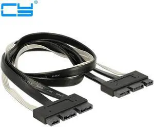 SFF-8639 PCI-E pcie pci express 3.2 SATA Express 18pin (7+7+4) Male to Express 18pin Male Data Raid Cable 50cm 0.5m
