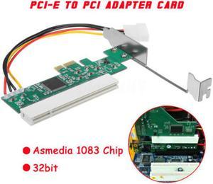 PCI Express PCI-E To PCI Adapter Card Asmedia 1083 Chip Riser Extender 32bit PCIe To PCI Converter Adapter