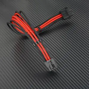 Extension Cable EPS CPU 8Pin Male to 8pin Female Nylon Sleeved Power Supply Cables PC PSU TW Power Lead Wire 30CM
