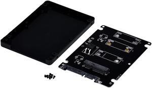 advanced adapter Mini pcie mSATA SSD To 2.5Inch SATA3 Adapter Card With Case 2018 1PC
