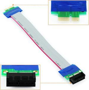 add on card PCI Express PCI-E 1X Male to PCIe Female Extension Cable for Motherboard Riser Card Extender Extension Ribbon Adapter