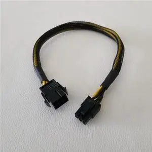 10pcs/lot Power Cable Graphics Video Card PCI-E PCIe 6pin Male to Female Extension Cable 18AWG Shielding Cable 30cm