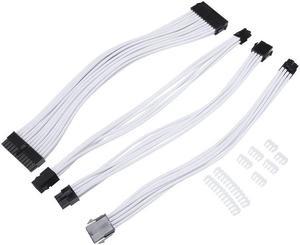 Basic Extension Cable Kit; 1Pcs Atx 24Pin/Eps 4+4Pin/Pci-E 8Pin/Pci-E 6Pin Power Extension Cable