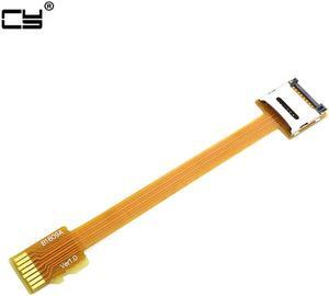 Micro SD TF Memory Card Kit Male to Female Extension Cable Soft Flat FPC Cable Extender 10cm