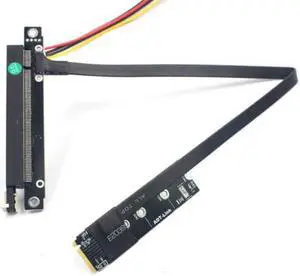 Graphics Extension cable M.2 to x16 PCIE M2 to PCI-Express Adapter cable 45cm Full Speed For PC Mining Bitcoin BTC