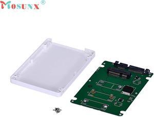 Mini pcie mSATA SSD To 2.5Inch SATA3 Adapter Card With Case for Computer PC Desktop