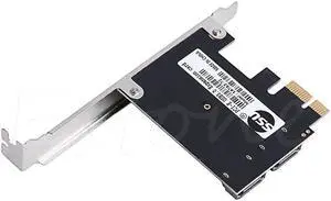 6G PCIe PCI Express to SATA3.0 2-Port SATA III Expansion Controller Card Adapter