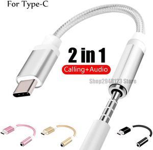 USB Type C to 3.5mm Earphone Headphone Cable Adapter USB C to 3.5 mm Jack Aux Cable for Samsung galax Huawei Xiaomi Moblie phone