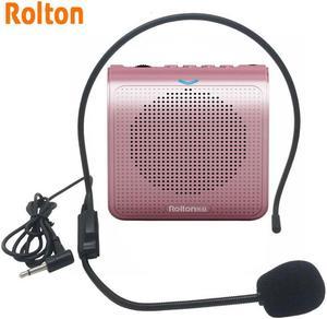 K100 Portable Mini Audio Speaker Portable Voice Amplifier Natural Stereo Sound Microphone Loudspeaker for Tour Guide Speech