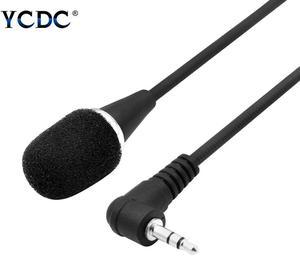 YCDC Mini 3.5mm Jack Flexible Capacitance Microphone Mic for Mobile Phone PC Laptop Notebook VoIP MSN Skype Chat