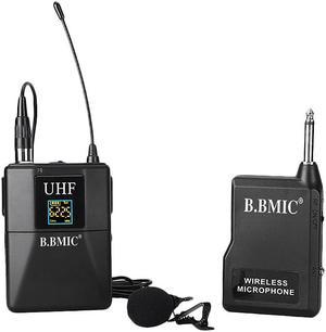 B.BMIC U Segment Wireless Lavalier Micro phone Vocal Lapel Clip Mic Voice Amplifier Mini Mic for Teaching Speech