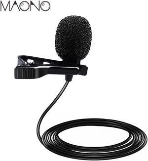 Lavalier mini professional condenser Microphone Handsfree Clip On Recording Lapel Mic for DSLR Voice Amplifier Smart phone