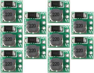 10 Pieces DC-DC Step Up Power Module Output Voltage 5V DC to DC Boost Converter 1.5V 1.8V 2.5V 3V 3.3V 3.7V 4.2V to 5V