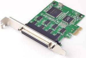 PCI-e to 8 Serial RS232 Ports PCI-Express Multi I/O Card with Fan-out Cable Chip SystemBase