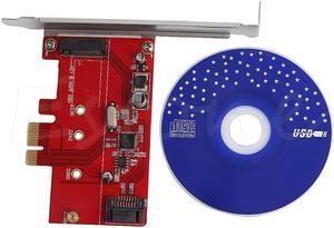 Combo NGFF M.2 B Key SSD SATA 3.0 to PCI-E PCI Express Adapter Converter Driver