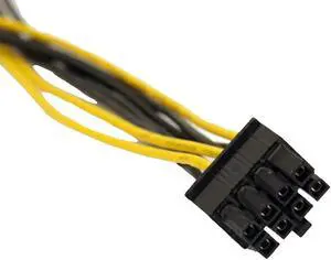 LANDFOX Dual Molex LP4 4 Pin to 8 Pin PCI-E Express Converter Adapter Power Cable Wire