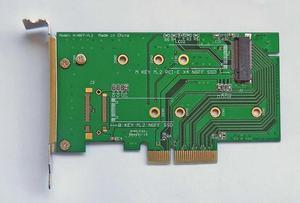 Adapter Card to PCI-E x4 for M.2 NGFF SSD XP941 SM951 M6E MZHPU128HCGM,MZHPU512HCGL,MZHPU256HCGL SD6PP4M SSD half hight bracket
