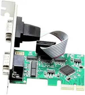 DIEWU PCI-E serial Riser card pcie PCI Express RS232 port interface industrial expansion add on cards DH382 chipest