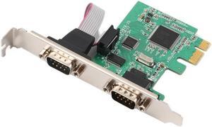 PCI-E PCI Express DB25 RS232 2 Ports Controller Adapter Card