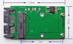 PCI-E mSATA Mini interface to 1.8 Inch SATA MICRO conversion card