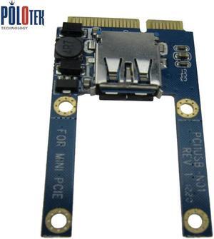 Mini PCI-E PCI-Express pcie pci express Half Height Port to USB 2.0 Adapter Card Mini Card to USB Flash Disk Wifi Wireless