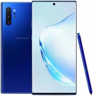 Samsung Galaxy Note 10+ Plus Dual-SIM 256GB ROM + 12GB RAM (GSM | CDMA) Factory Unlocked 5G Smartphone (Blue) - International Version
