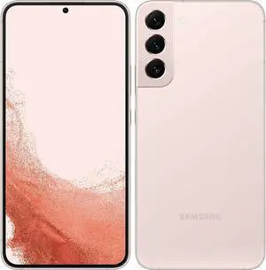 Samsung Galaxy S22+ Dual-SIM + eSIM 128GB ROM + 8GB RAM (GSM | CDMA) Factory Unlocked 5G SmartPhone (Pink Gold) - International Version