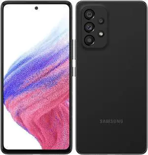 Samsung Galaxy A33 5G, 6.4" Super AMOLED Display, 128GB + 6GB RAM, 48MP Quad Camera, (GSM only | No CDMA) Factory Unlocked 5G Smartphone (Awesome Black) - International Version Samsung Galaxy A33 5G, 6.4" Super AMOLED Display, 128GB + 6GB RAM, 48MP Quad Camera, (GSM only | No CDMA) Factory Unlocked 5G Smartphone (Awesome Black) - International Version