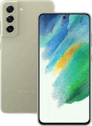 Samsung Galaxy S21 FE DualSIM 128GB ROM  8GB RAM GSM  CDMA Factory Unlocked 5G SmartPhone Olive  International Version