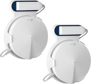 STANSTAR Wall Mount for TP-Link Deco M9 Plus Whole Home Mesh WiFi System, Sturdy Bracket Holder , Without Messy Wires(2Pack)