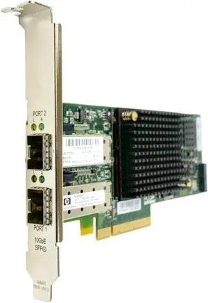 HP 586444-001 Nc550sfp Dual Port 10gbe Server Adapter Network Adapter - Pci Express 2.0 X8 - 2 Ports.