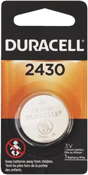12 x CR2430 Duracell 3 Volt Lithium Coin Cell Batteries