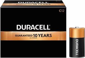 12 x C Duracell Coppertop Alkaline Batteries (MN1400)