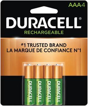 4 x AAA Duracell Rechargeable (DX2400) Batteries (900 mAh)