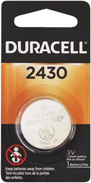 6 x CR2430 Duracell 3 Volt Lithium Coin Cell Batteries