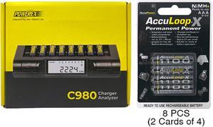 AAA AccuPower Micro 1200 mAh NiMH Battery (4 Card)