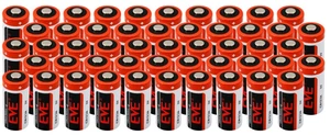EVE CR123 3V 1450mAh Lithium Batteries, CR123A CR17345, 50-Pack EVE CR123 3V 1450mAh Lithium Batteries, CR123A CR17345, 50-Pack