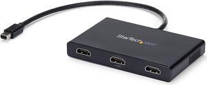 Mstmdp123Hd Mini  To Hdmi Multi Monitor Splitter - 3-Port Mst Hub - Mdp 1.2 To 3X Hdmi Mst Hub