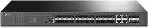 Jetstream 24-Port Sfp L2+ Managed Switch With 4 10Ge Sfp+ Slots (Tl-Sg3428Xf) - Sdn Integrated, Cloud Access & Omada App Jetstream 24-Port Sfp L2+ Managed Switch With 4 10Ge Sfp+ Slots (Tl-Sg3428Xf) - Sdn Integrated, Cloud Access & Omada App