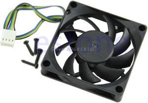 70mm x 15mm Brushless Fan DC 12V 4 Pin 9 Blade Cooling Cooler Drop shipping