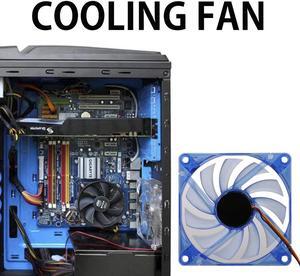 80mm 2 Pin Connector Cooling Fan for Computer Case CPU Cooler Radiator High